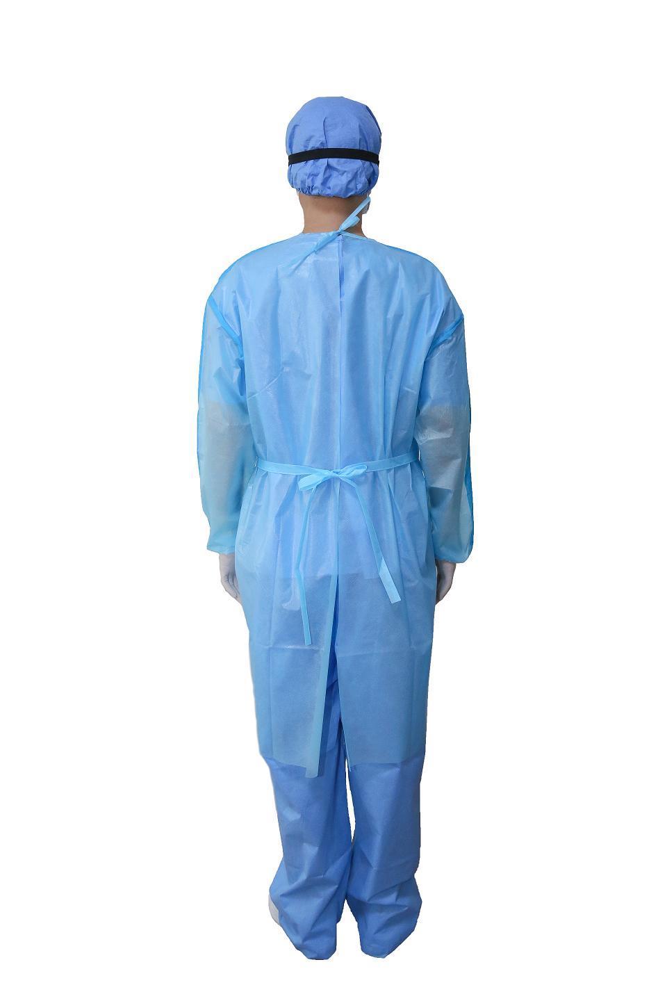 Wholesale Non Woven Isolation Gowns Disposable with PE Film