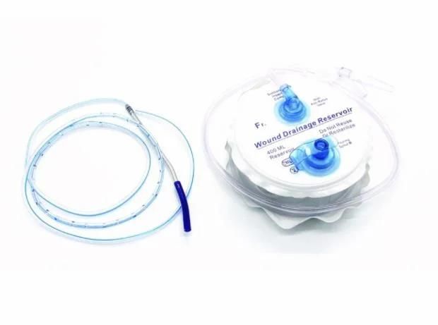 Disposable Negative Pressure Closed Wound Drainage Reservoir System Spring Type 400ml