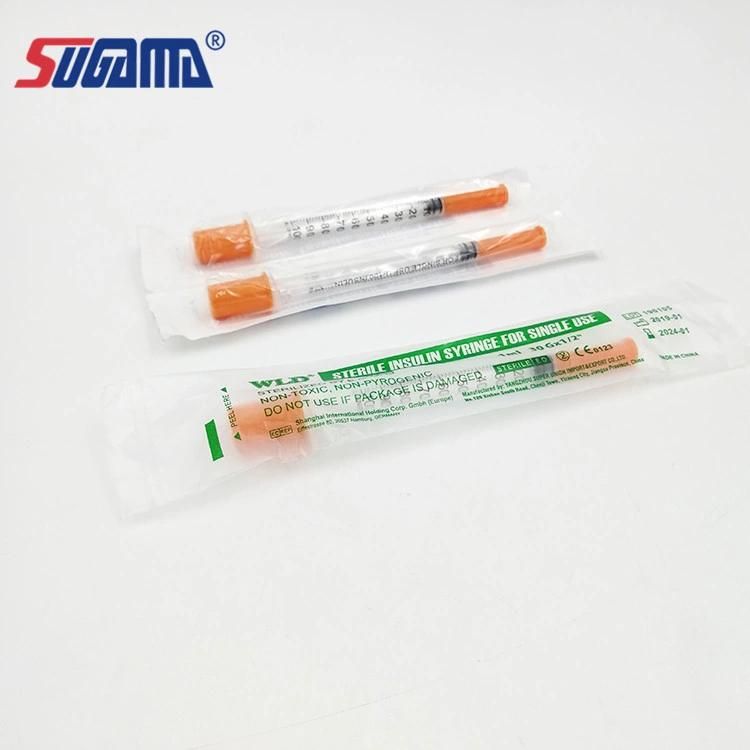 Factory Direct Sale Disposable Color Coded Insulin Syringe