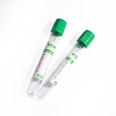 Extensive Use Vacuum Blood Test Tube Capillary Tube Heparin in Clinical and Emergency Biochemistry Examination