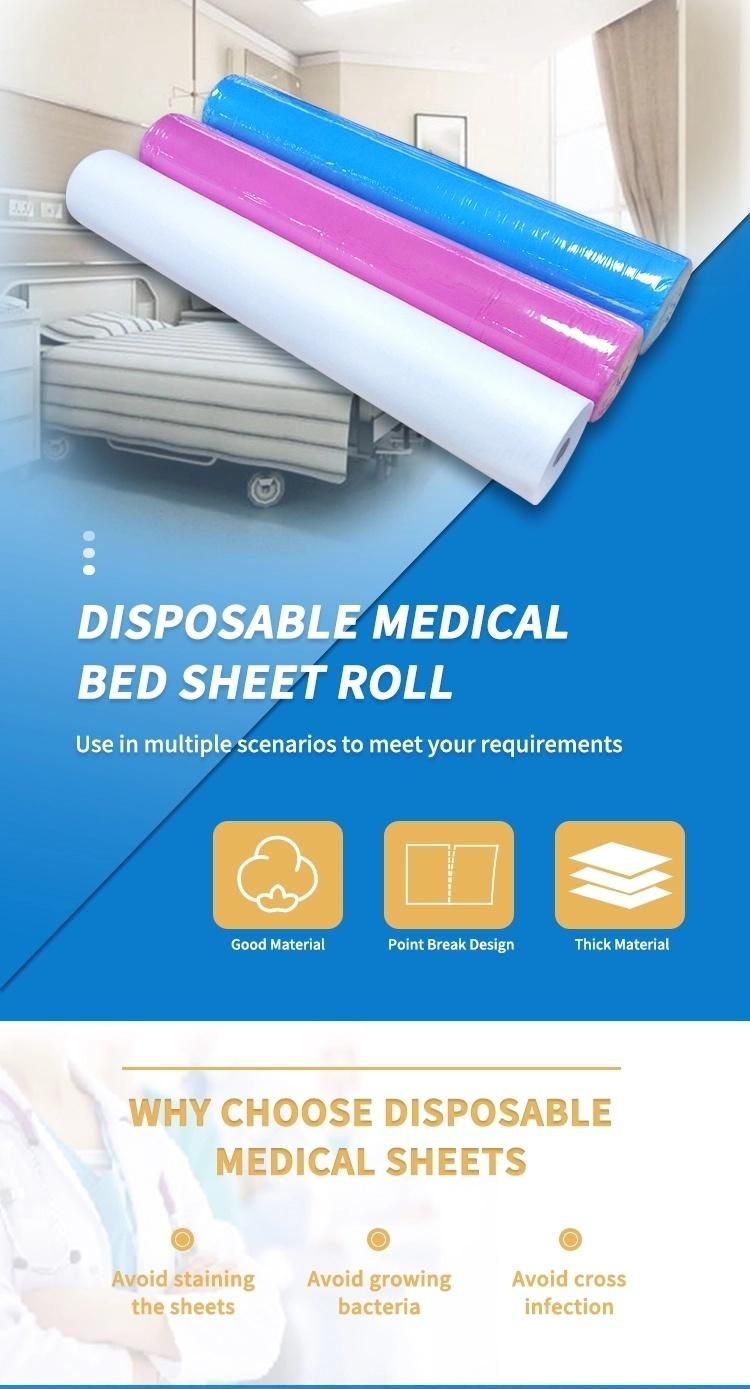Disposable Waterproof and Oil-Proof Sheet Roll (point-break type) Massage Bed Sheet Bed Cover