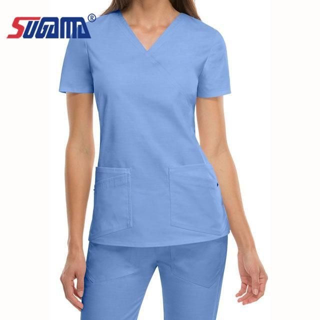 Wholesale Scrubs Uniforms Nurses Suit Nurse Men Unisex