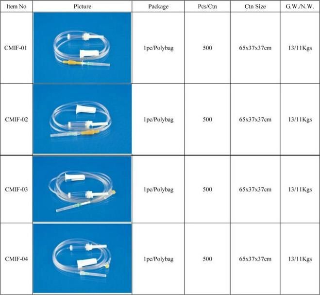 Disposable Y-Shaped Tube Infusion Set