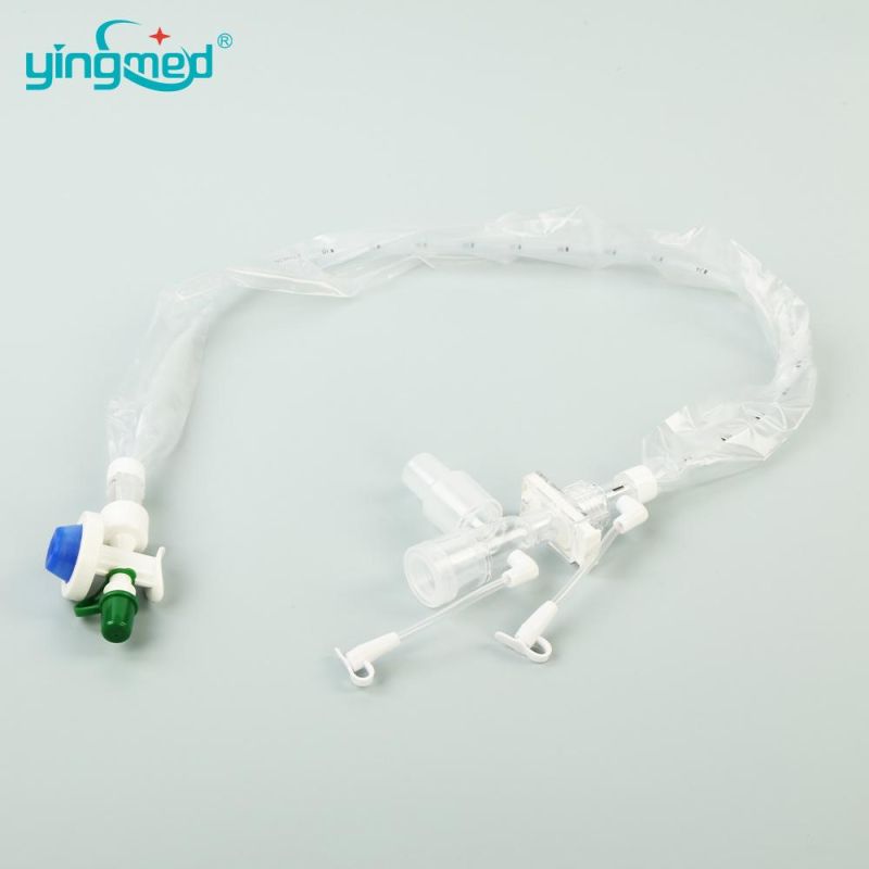 72 Hours Closed Suction Catheter for Single Use with Elbow Adaptor