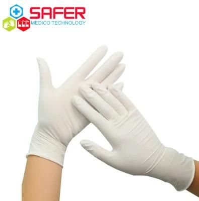 Disposable Latex Glove with Pre-Powder From Malaysia Manufacturer