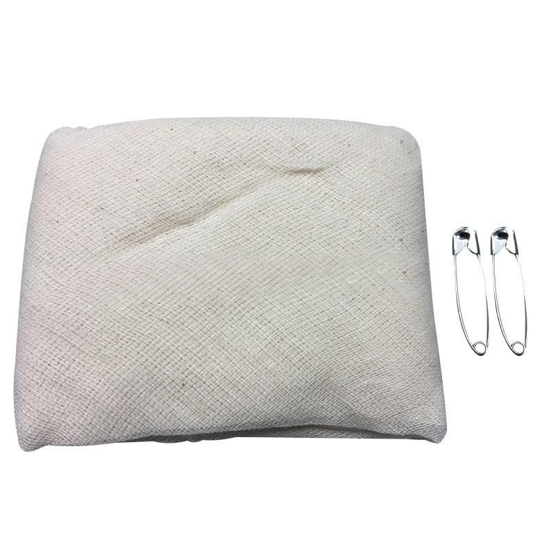 Medical Non-Woven Cotton Emergency Triangular Bandage with Two Safety Pin