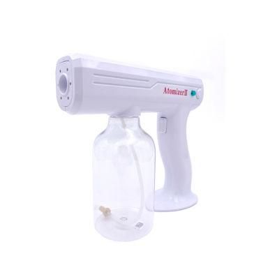 Handheld Fogger Machine Wireless Rechargeable Electric Atomizer Smoke Disinfection Blue Ray Portable Nano Spray Gun