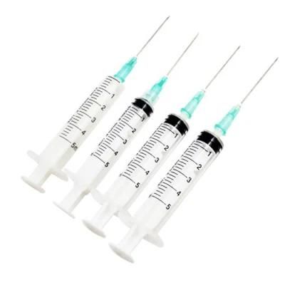 Disposable Syringe with Needle, 5ml