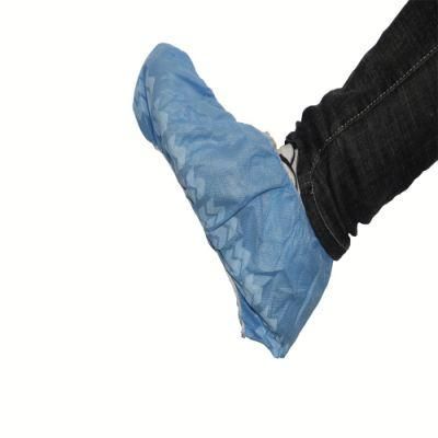 Elastic Medical Consumable Disposable SMS Shoe Cover
