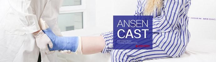 Ansen Factory Fibreglass Bandage Leg Cast Protector Orthopaedic Casting Tape