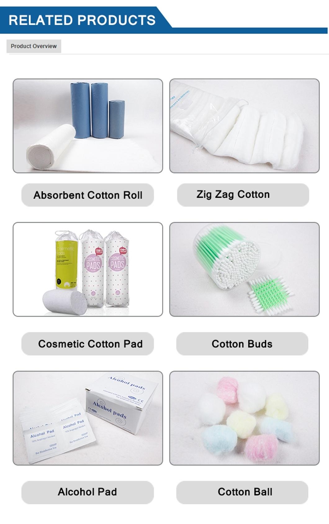 Wound Care Surgical Absorbent Zig-Zag Cotton Wool Bp Standard with ISO Certificates