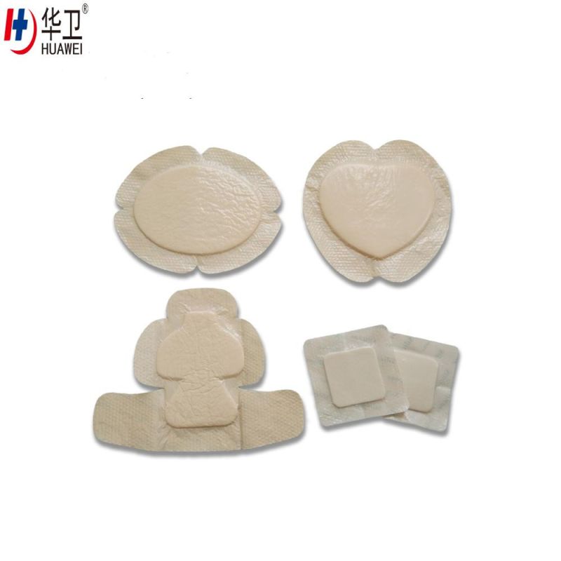 Medical Consumables High Absorbent Silicone Foam Wound Patch