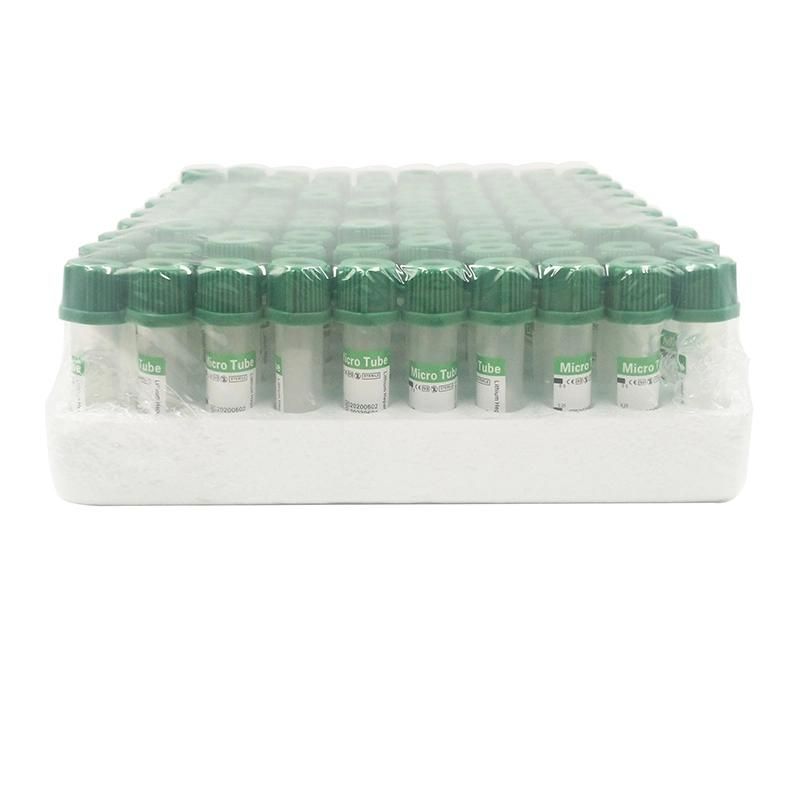 Geen Cap Clot Activator Sodium Citrate Coagulation Disposable Vacuum Blood Collection Tube