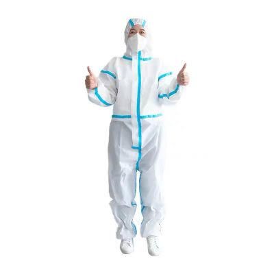 Manufacturer Customized Medical Waterproof Microporous PPE Kit Disposable Coverall
