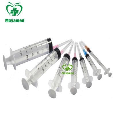 My-L046 Medical Disposable Plastic Syringe with Needle