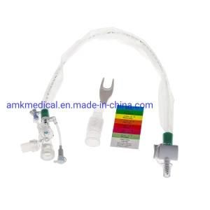 Closed Suction Catheter/ System&#160; (L-Piece) Push Switch&Luer Lock Automatic Flushing 72 Hours