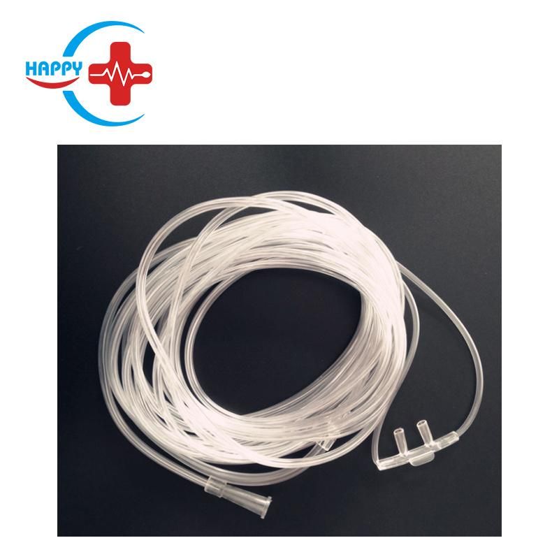 Hc-K075 Medical Colored PVC Nasal Oxygen Cannula for Surgical/Disposable Sterile Nasal Cannula