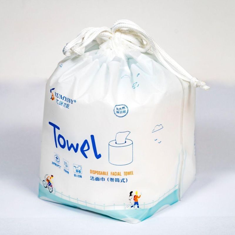 Disposable Facial Cotton Towels for Washing or Makeup Use Removable Non-Woven Facial Towels ISO Ce