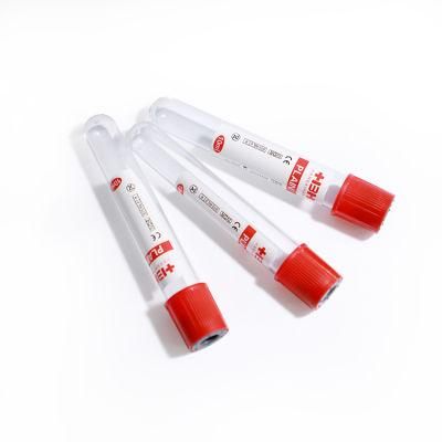 Factory Wholesale Direct Sales Glass Plastic Red Top Plain Tube Vacuum Blood Collection Tube