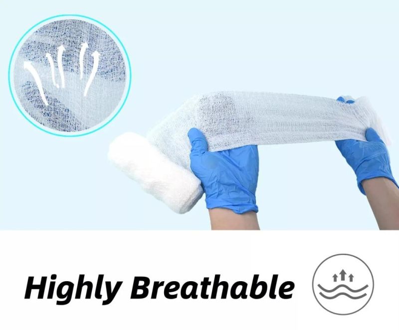 HD5 Compress Gauze Crinkle Cotton Fluff Bandage Roll