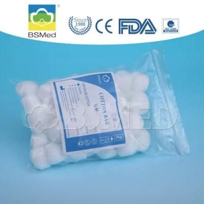First Aid Surgical Absorbent Medical Cotton Ball with Ce/FDA/ISO13485