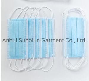 Anti-Pollution 3-Ply Protective Medical Surgical Face Mask for Sale