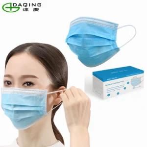 Eco-Friendly High Quality Medical Earloop CE Blue Color Non Woven Mask