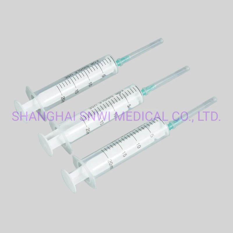 High Quality Disposable Plastic Medical Syringe Injection Syringe with Needle