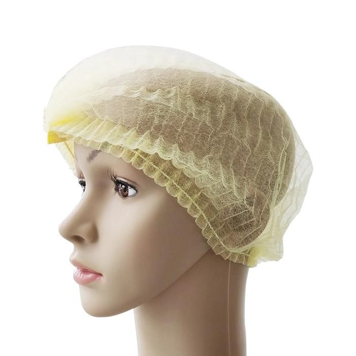 Manufacturer PP Non Woven Safety Bar Shape Hygiene Disposable 21 Inch Light Weight Protective Cleanroom Healthcare Clinic Strip Cap