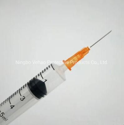 High Quality Medical Disposable Syringe Plastic Vaccine Syringes with Needles