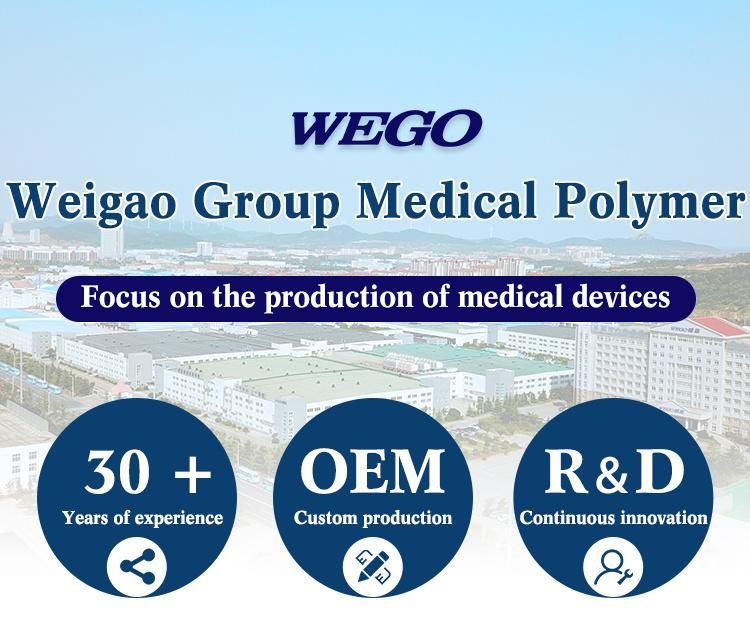 Wego Medical Devices Manufacturer Disposable Sterile Medical Silicone Urethral Catheters Foley Catheter 2 Way/3 Way