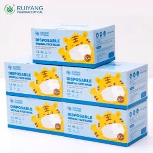 Ruiyang Mask Medical Child Mask En14683 Europe Ce TUV-Sud Report China Export White List Bacteria Filtration Rate 99.6%