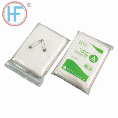 Mdr CE Approved China Manufacturer Gauze Triangular Bandage First Aid Kits Cotton or Nonwoven Triangular Bandage