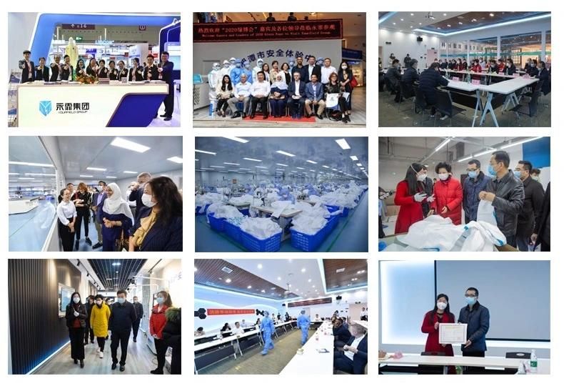 Nonwoven Fabrics Isolation Disposable Coverall with Hood