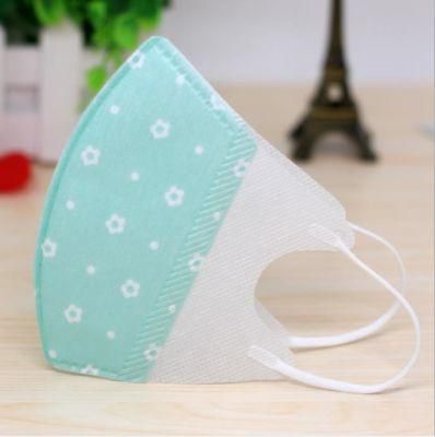 10PCS/Sets Wholesale Cartoon Spring Infant Disposable Stereo Mask Baby Child Breathable Non-Woven Dust Face Mask for Kids