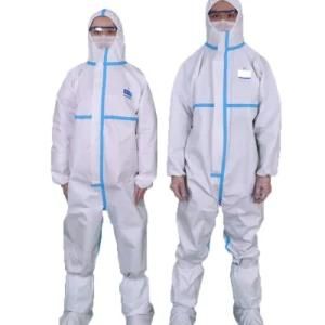 Protective Clothing for Medical Use, Protective Coveralls with Elastic Cuffs Great for Paint, Cleaning Uniforms Against Infection (L, XL, 2XL, 3XL)