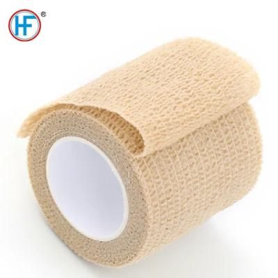 Mdr CE Approved Soft &amp; Light Fabric Self-Adhesive Bandage with ISO/CE/FDA Certificates