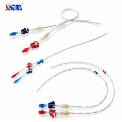 Dialysis Double Lumen Pigtail Drainage Catheter Supplies CE/ISO