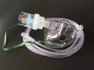 Factory Direct Oxgen Nebulizer Mask with Ce ISO Approved (Transparent, Pediatric Standard with 6ML/20ML Atomizer Jar)