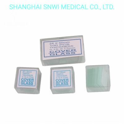 Laboratory Medical Disposable 7201 22X22mm Microscope Coverslip Cover Glass