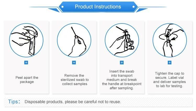 HD3115 Sterile Nasopharyngeal Flocked Swab Sample Collection Flexible Handle Sample Collection Swabs