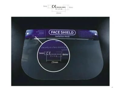 Protective Pet Face Shield Transparent Pet Plastic Adjustable Kids Protective Safety Anti-Fog Anti Splash Face Shield