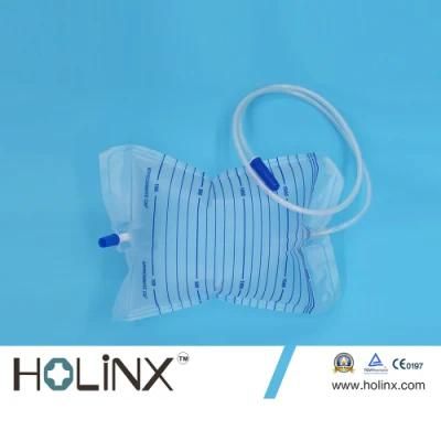 China High Quality CE/ISO 2000ml Disposable Economic Urinary Drainage Bag