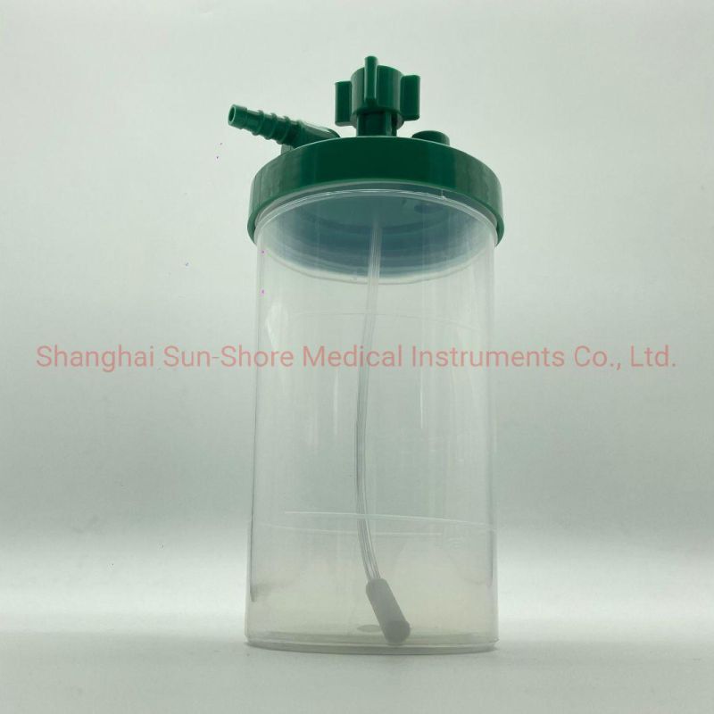 Oxygen Concentrator Bubble Humidifier Bottle Top-Grade Chinese Medical CE/ISO