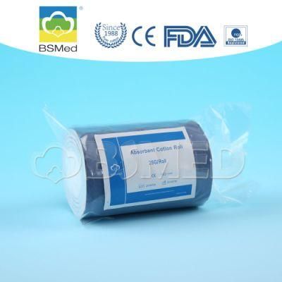White and Soft Surgical Medical Cotton Wool Roll for Horse