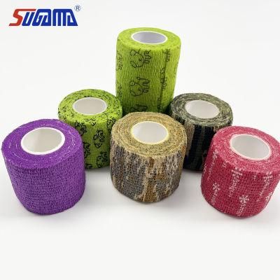 China Non Woven Material Printed Adhesive Elastic Bandage