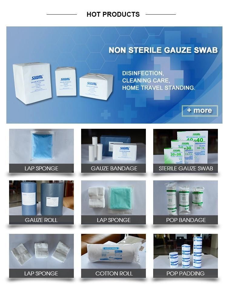 Bandage Dressing Supply Swabs Petrolatum Winner Swab Lap Sponge Cohesive Tampon Use Medical Gauze
