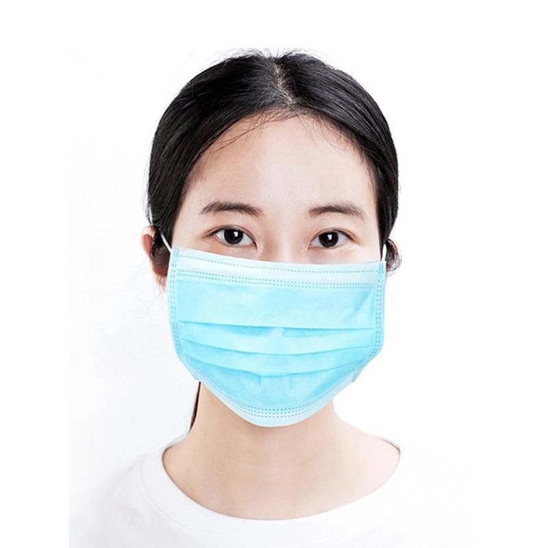 CE Certified 3 Ply Medical Disposable Medical Mask Bfe Over 99% Hot Sales Disposable 3 Layers Medical Mask Golden Supplier Disposable Medical Mask Manufacturer