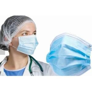 3 Ply Non-Woven Protective Disposable Surgical and Medical Face Mask with Earloop Meet En14683 and Yy0469 Requirement Export Direct Factory