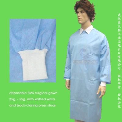 Disposable SMS Isolation Gown